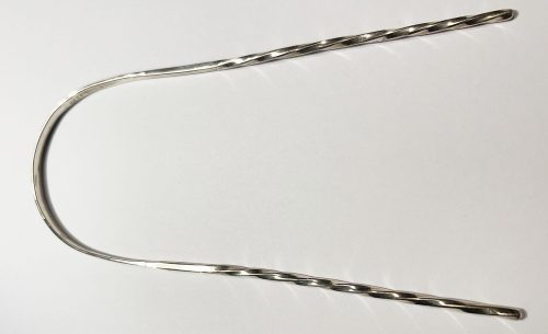 Tongue Scraper | Sterling Silver - fancy - Image 2