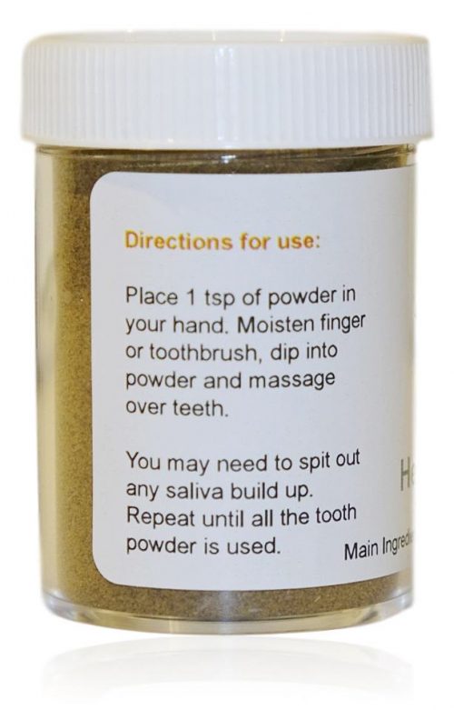 Yatan Ayurvedic Tooth Powder - Instructions