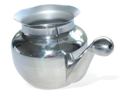 Yatan stainless steel neti pot - Close up