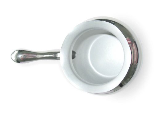 Yatan stainless steel neti pot inside view